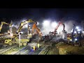 Highways England timelapse video showing the demolition of Brampton Bridge on the A1