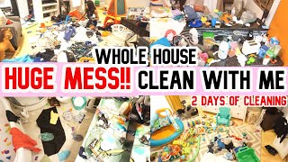 Huge Mess Complete Disaster Clean With Me Cleaning Motivation Sahm