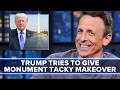 Trump Tries to Give Lincoln Memorial Reflecting Pool a Tacky Makeover