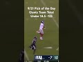 9/21 Pick of the Day - #nfl #gambling #giants100 #dawgpound