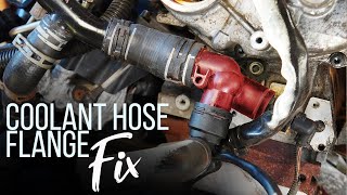 B7 Audi A4 How to Replace The Coolant Hose Flange 2.0T Engine 20052008