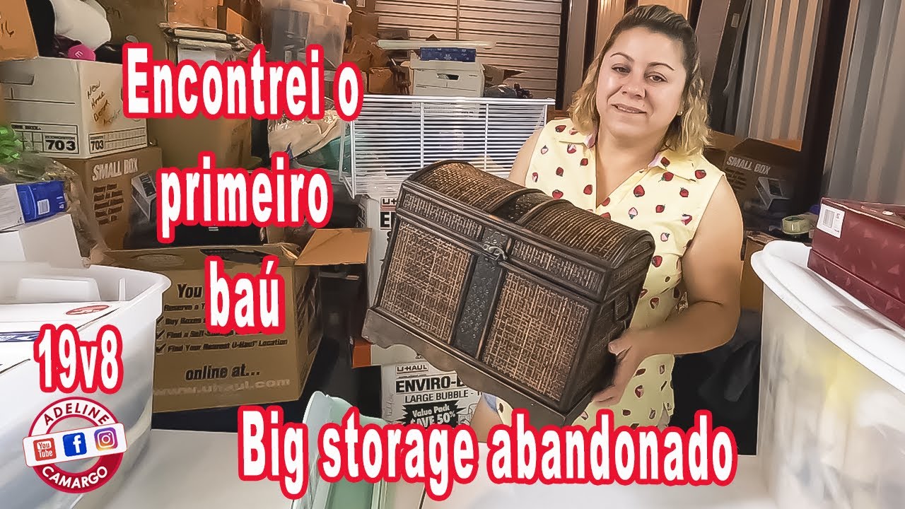 Big storage v8, encontrei um baú com uma pequena fortuna de ouro e