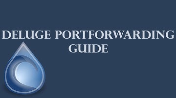 Deluge Portforwarding Guide