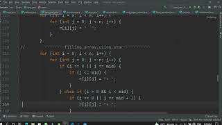 happy new year 2022 using star pattern in java