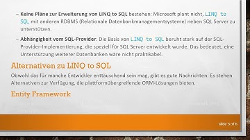 Die Grenzen von LINQ to SQL jenseits von Microsoft SQL Server verstehen