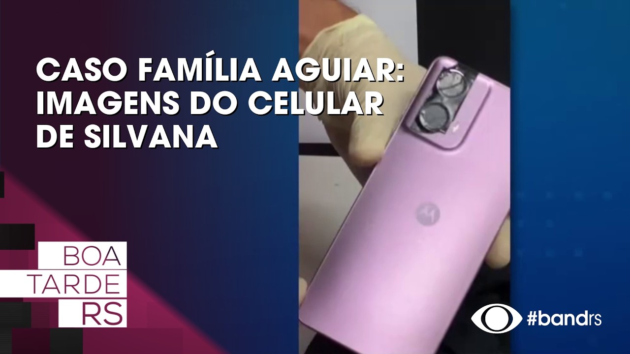Caso família Aguiar: Recuperadas imagens do celular de Silvana