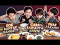 REAKSI WASEDA BOYS PERTAMA KALI COBA MASAKAN PADANG!?