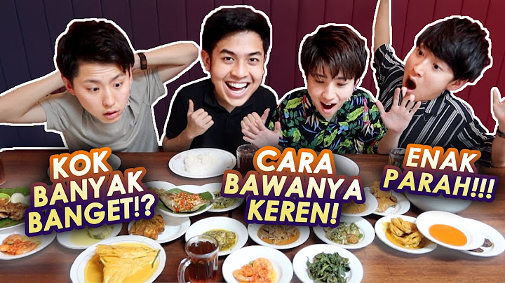 REAKSI WASEDA BOYS PERTAMA KALI COBA MASAKAN PADANG!?