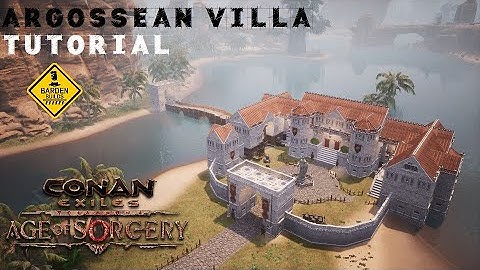 Conan Exiles: Argossean Villa (Tutorial/ No Mods)