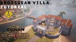 Conan Exiles: Argossean Villa (Tutorial/ No Mods)