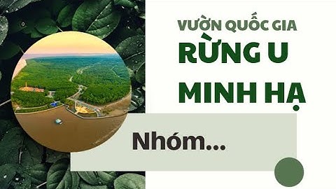 Mẫu slide PowerPoint Vườn quốc gia U Minh Hạ: Thiên nhiên độc đáo miền Tây