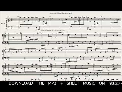 river flows in you piano sheet pdf