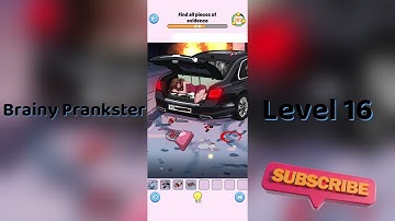 Brainy Prankster Level 16 Walkthrough | Step-by-Step Guide 🧠 #BrainyPrankster #GoAnswer