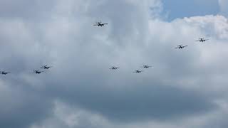 B-25 Mitchel Bombers At Willow Runs Thunder Over Michigan 2021