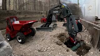 Suchschlitze Graben Rohre Entfernen Volvo Ec160E Hydraulik
