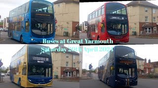 Buses at Great Yarmouth (20/04/2024)