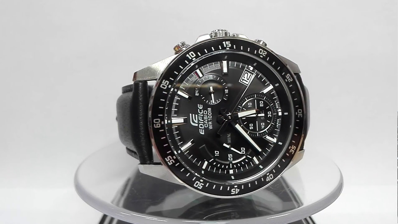 Casio EFV-540L-1AVUEF watch video - YouTube