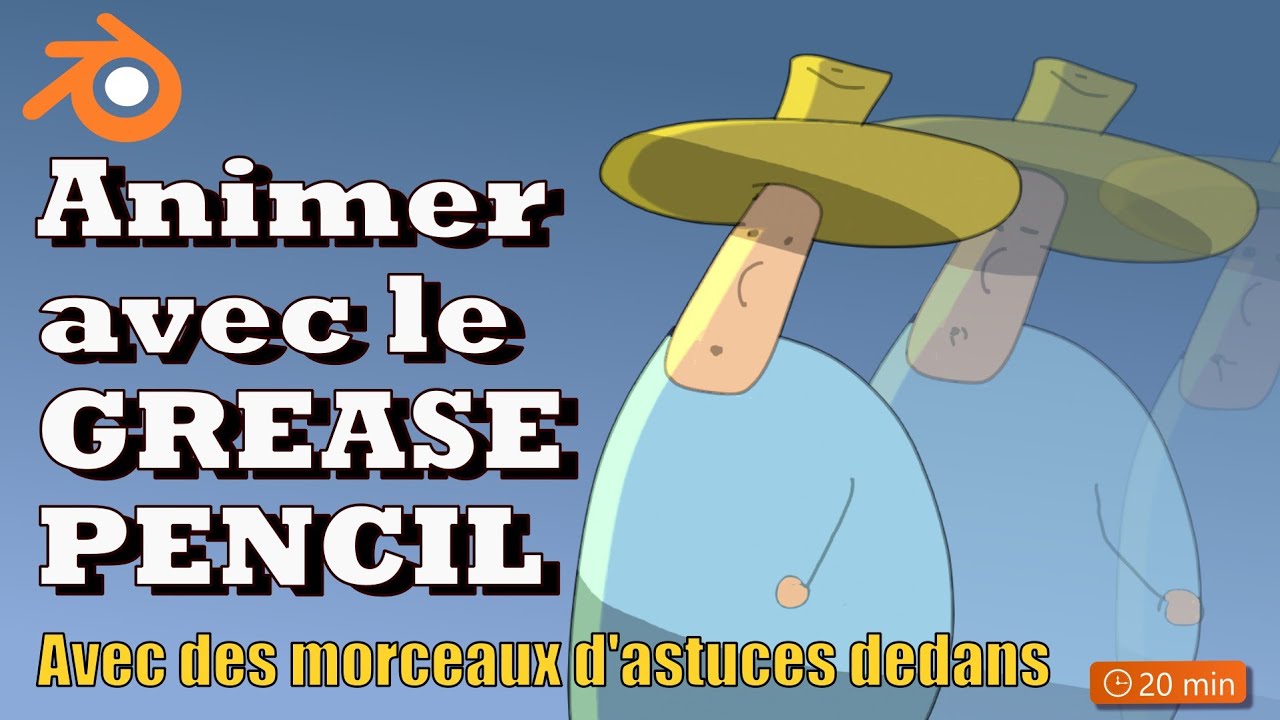 Animer avec le Grease Pencil - Blender 4 - Tutoriel Gratuit en Français