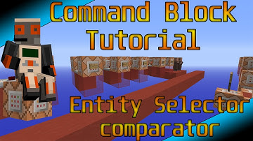 Command Block Basics P2: Entity Selectors and Comparator