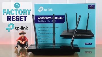 TP-Link WiFi Router: How to Factory Reset! [Back to Default Settings on AC1900]
