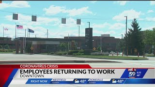 Eli Lilly announces plans for employees to return to work downtown