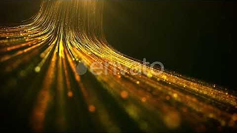 Gold Light Space Data | Motion Graphics - Envato elements