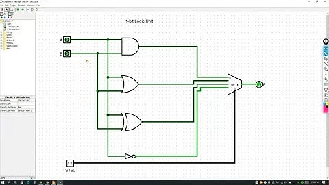 Design of a Logic Unit in LOGISIM with in-depth explanation