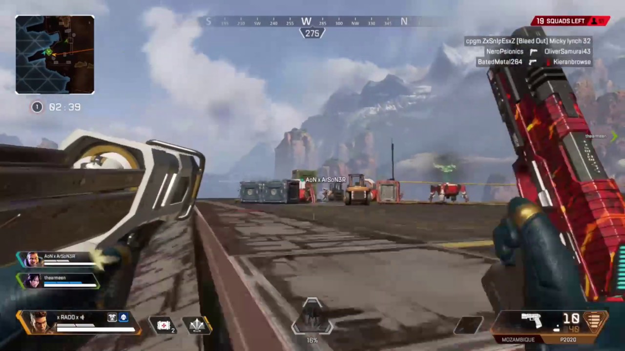 Apex Legends Bangalore S Smoke Launcher Long Range Kill Youtube