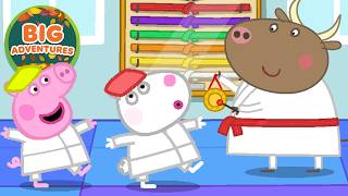 Peppa Pig Learns How to BALANCE in MARTIAL ARTS!⭐School Trip Adventure | NEW Full Episodes | 20 Mins