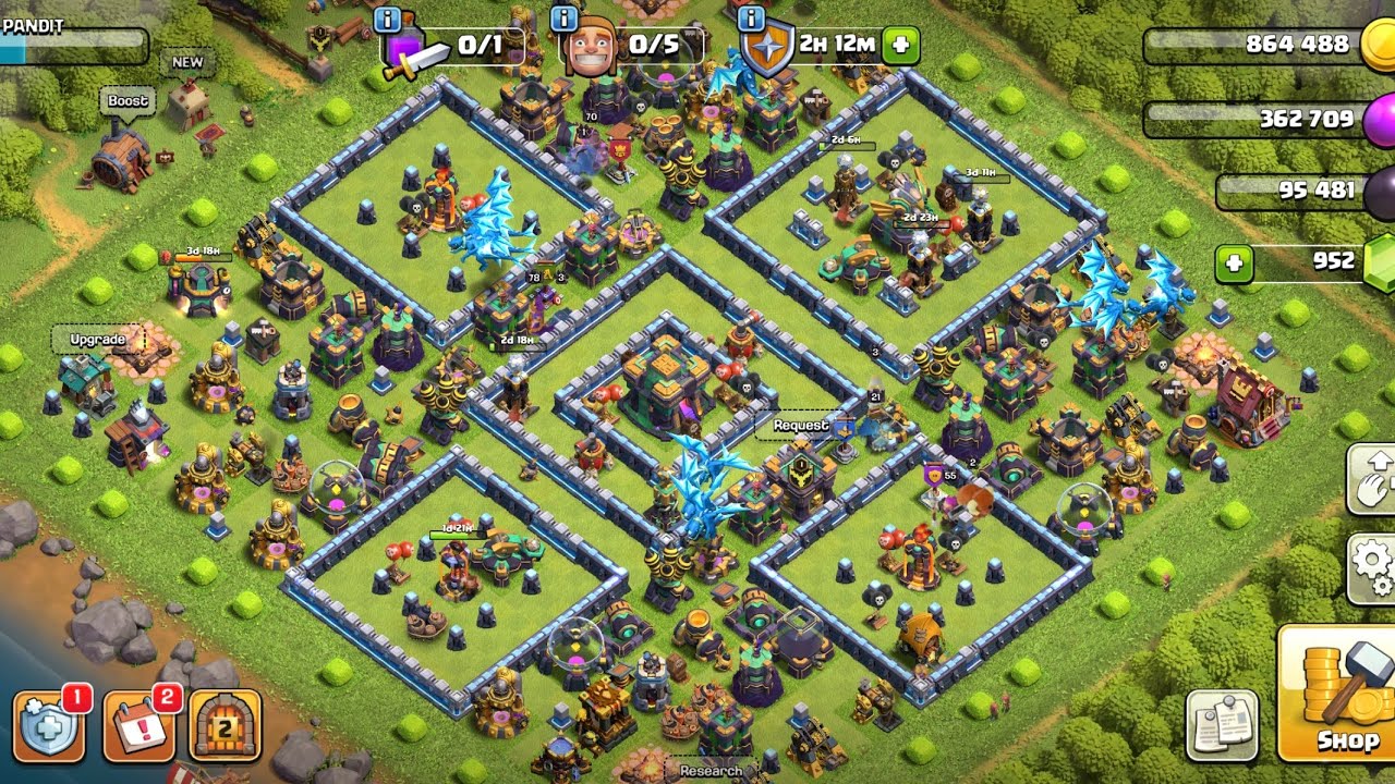 20min CoC Gameplay by Rohon Pandit. 