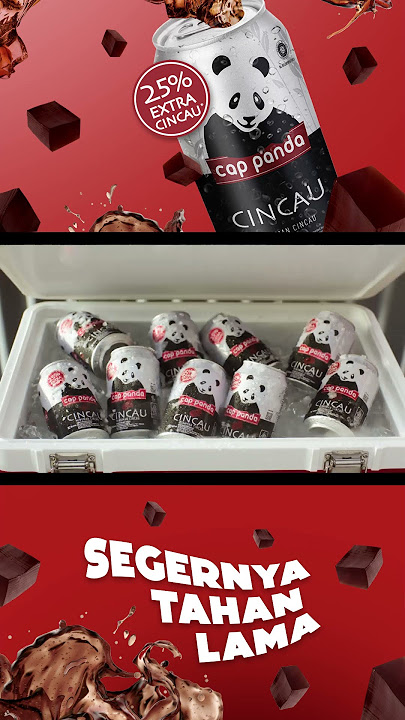 Cincau Cap Panda Segernya Tahan Lama, Ngenyangin!