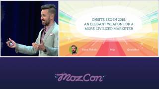 MozCon 2015 - 27 - On site SEO in 2015 with Rand Fishkin