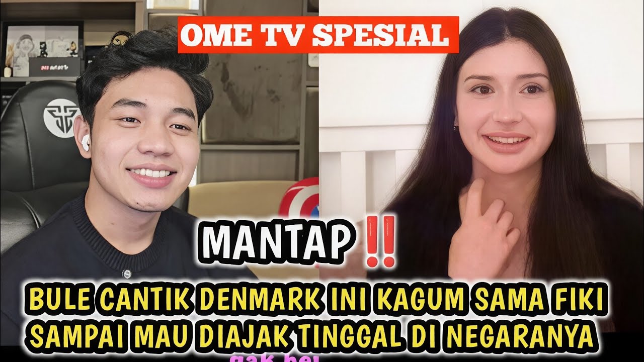 Bule cantik Denmark ini kagum sama Fiki Naki, sampai ingin ajak Fiki ke negara nya 