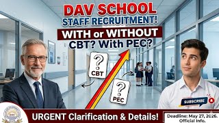 DAV STAFF Recruitment Teaching and Non Teaching Recruitment New Vacancy Out All Information