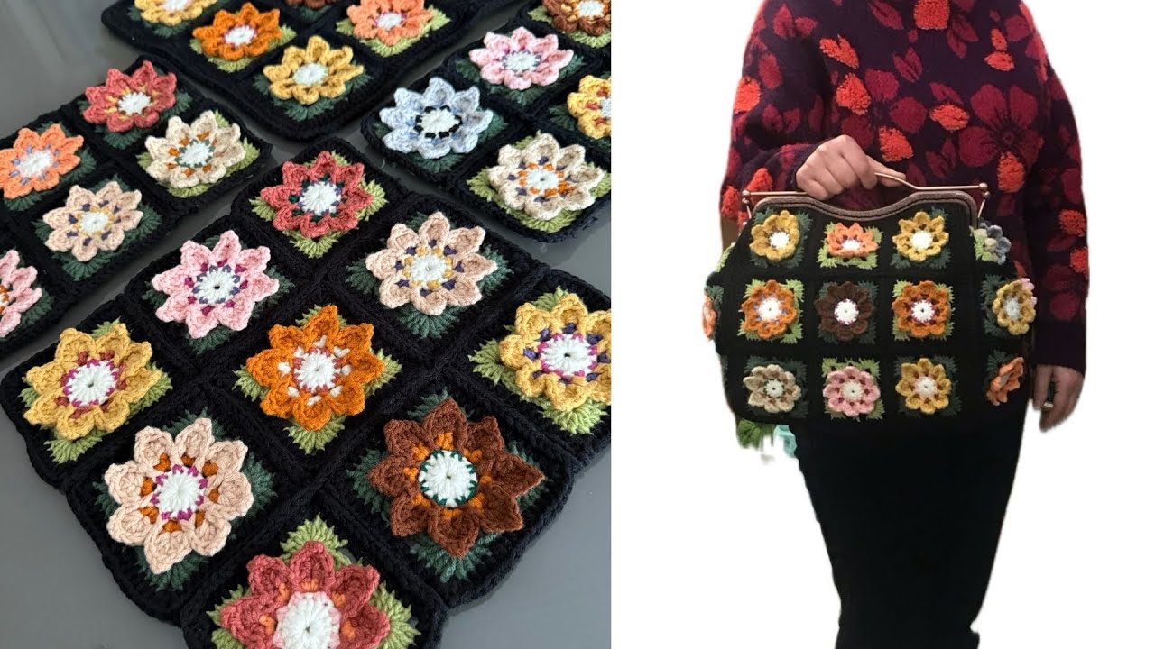 TIĞ İŞİ 3 BOYUTLU ÇİÇEK MOTİF