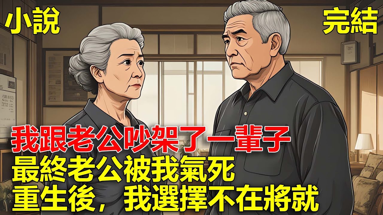 上一世，結婚五十年，我跟老公吵架了一輩子，最終老公被我氣死，重生後，我選擇不在將就！#一口氣看完#小說#推文