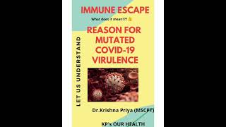 Celebrity What is IMMUNE ESCAPE - COVID 19 New Strains? Simple & Easily explained Profile