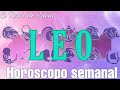 LEO. HORÓSCOPO SEMANAL DEL 14 AL 20 DE OCTUBRE - EL TAROT DE LUCÍA♌