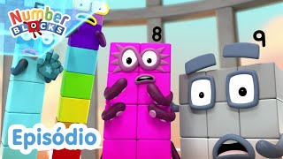 Numberblocks em Português Brasil| Desenhos Animados | O CIRCUITO DE ONDAS LUMINOSAS