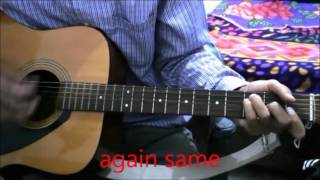 Video thumbnail of "Performance Type Material For COllege Fest/stage Best Mashup Guitar Songs - HIndi guitar lesson"