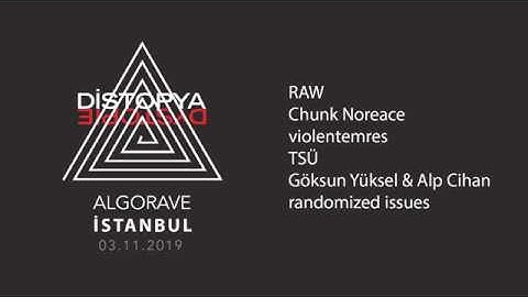Distopya Sound Art Festival Istanbul 2019 - Algorave Performances