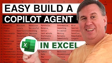 Excel Easy Build een aangepaste agent voor Copilot in Excel - Aflevering 2700