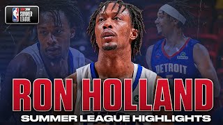Ron Holland Summer League Highlights | Detroit Pistons
