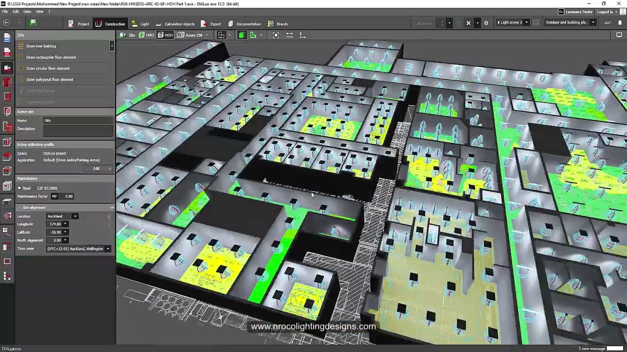 How to calculate project with lots of rooms faster