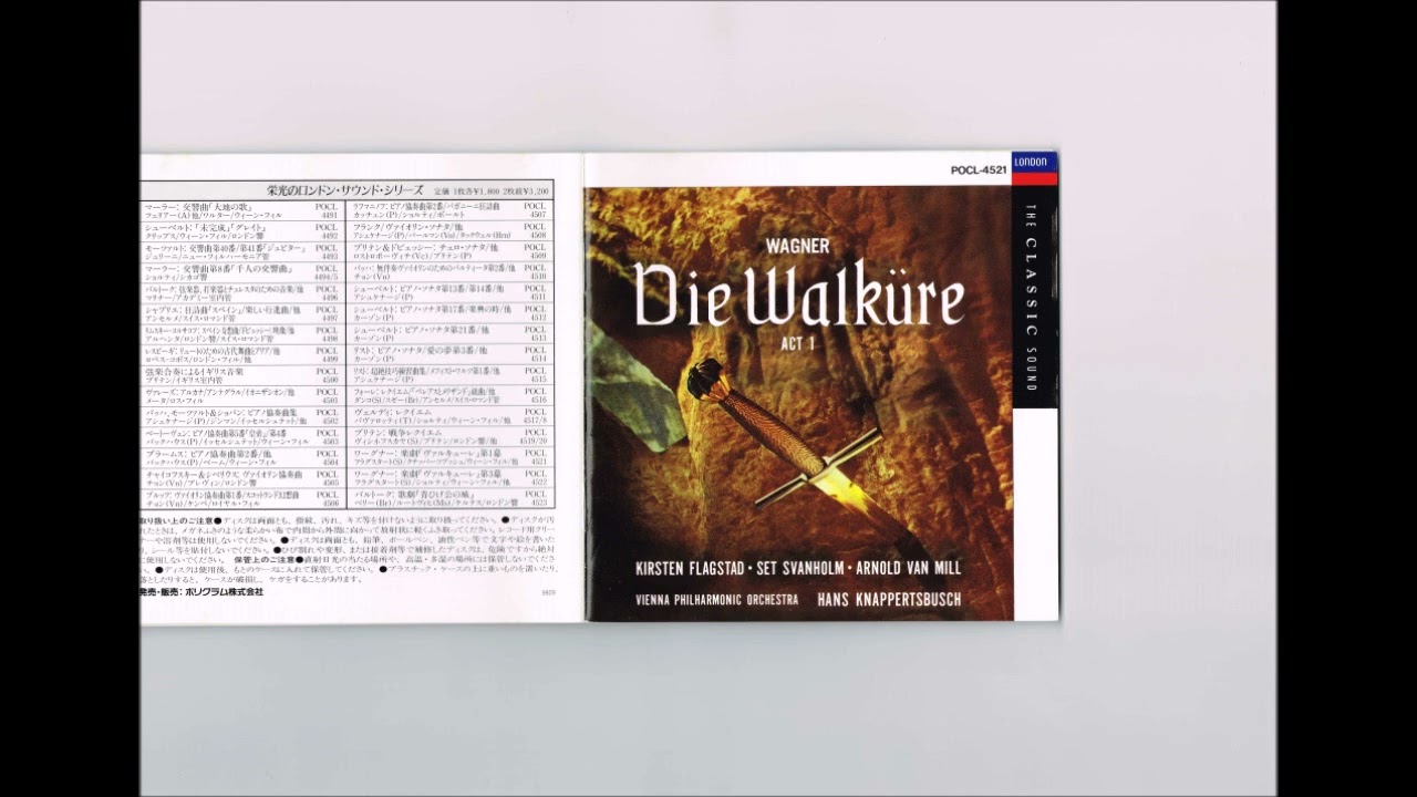 Wagner - Die Walkure Act 1 Knappertsbusch Wiener - YouTube