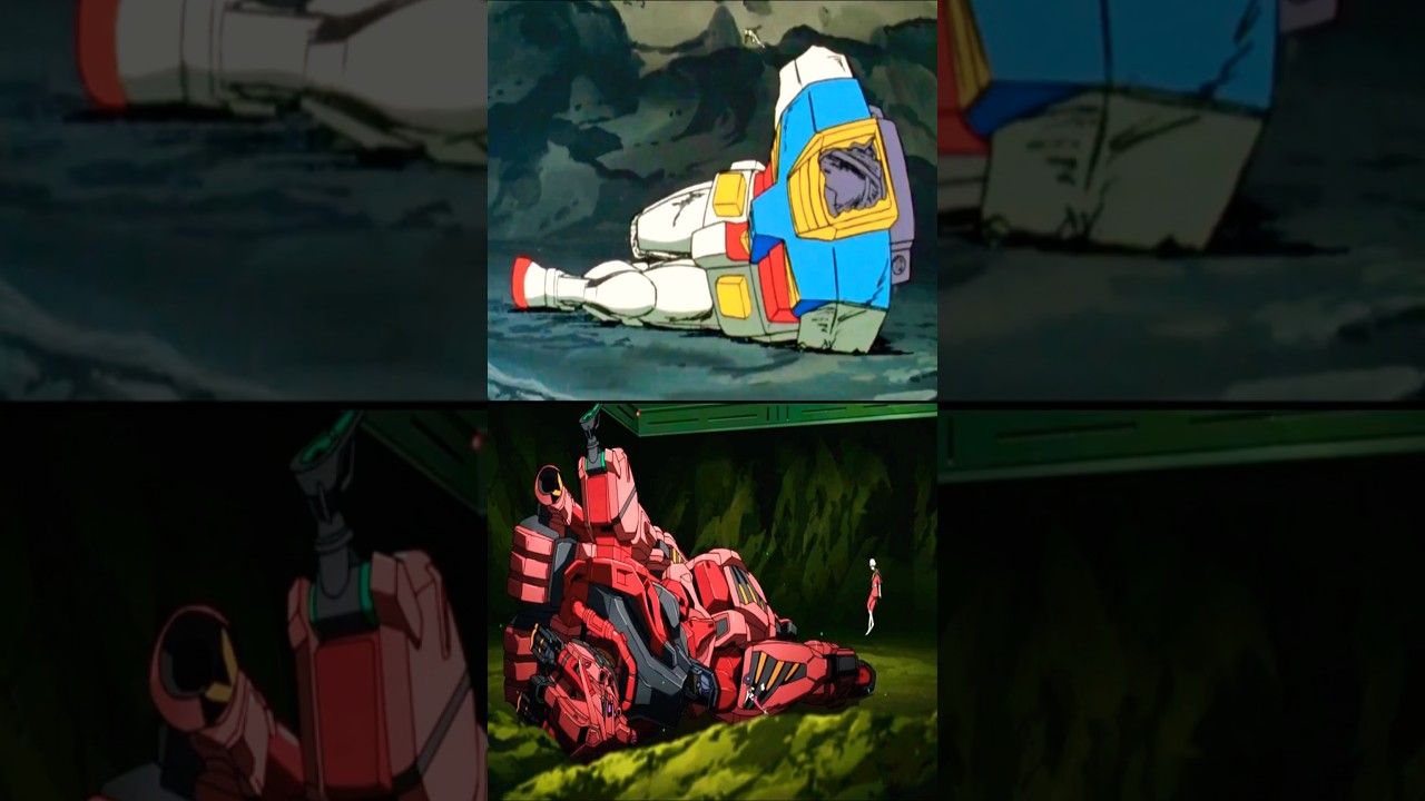 Amuro & Char Reunite with Gundam (1979 VS GQuuuuuuX Comparison