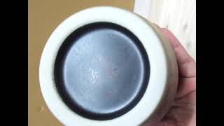 日本製　花器　九谷焼いわたや 『九谷焼』 花瓶 (8.5号) 木立鶴 K7-1236 径12×高さ26.5cm　陶器　マルヨネ