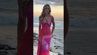 4K𓇼🌊𓇼How to style a beach sundress outfit with Emily Venz #summerstyle  #outfitideas  #beachfashion Wealth
