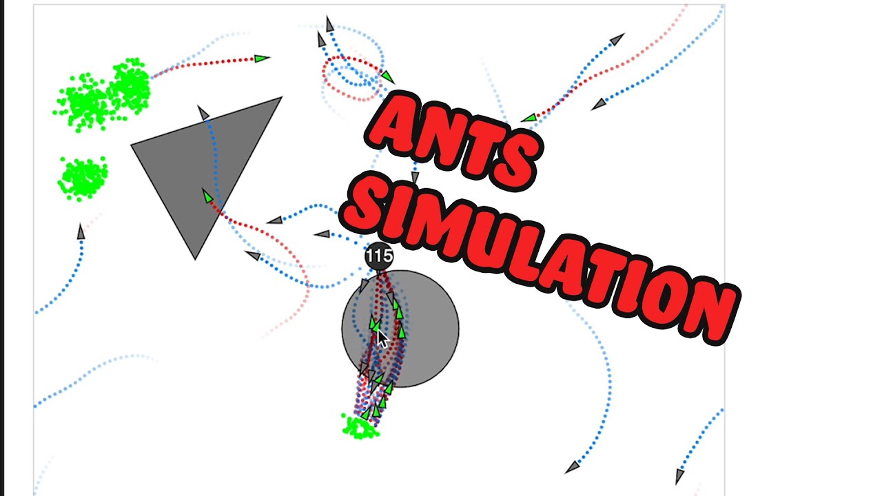 Ants Simulation - YouTube
