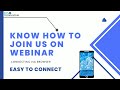 How to attend the webinar on Microsoft teams?